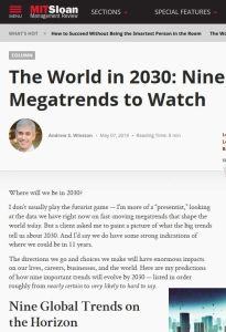 The World in 2030