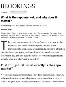 What is the repo market, and why does it matter?