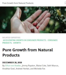 Pure Growth from Natural Products