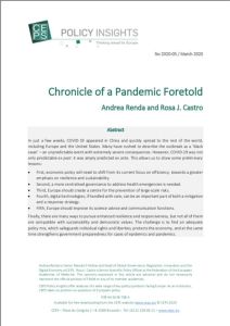 Chronicle of a Pandemic Foretold