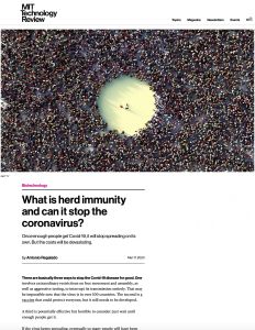 Was ist Herdenimmunität und kann sie den Coronavirus stoppen?
