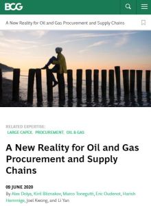 A New Reality for Oil and Gas Procurement and Supply Chains
