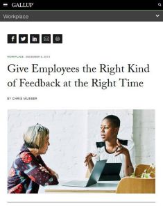 Give Employees the Right Kind of Feedback