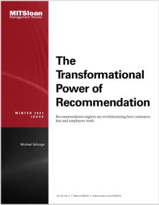 The Transformational Power of Recommendation