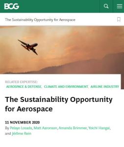 The Sustainability Opportunity for Aerospace
