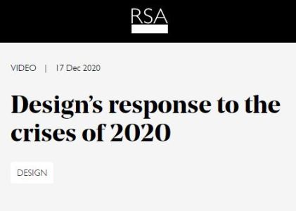 Design’s Response to the Crises of 2020