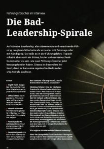 Die Bad-Leadership-Spirale