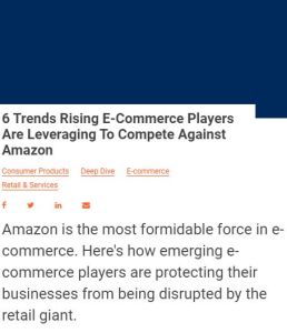 6 Trends Rising E-Commerce Players Are Leveraging to Compete Against Amazon