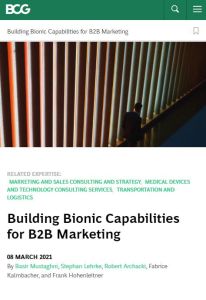 Building Bionic Capabilities for B2B Marketing