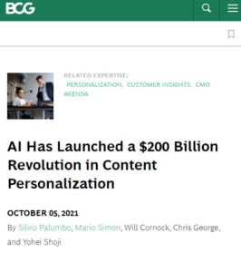 AI Has Launched a $200 Billion Revolution in Content Personalization
