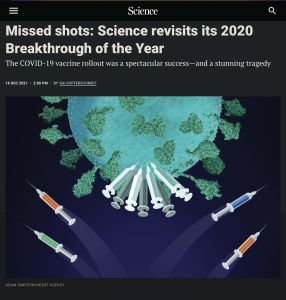 Missed Shots: Science Revisits its 2020 Breakthrough of the Year