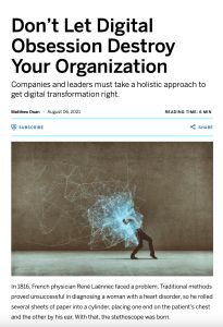 Don’t Let Digital Obsession Destroy Your Organization
