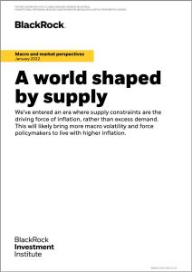 A World Shaped by Supply