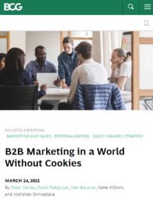 B2B Marketing in a World Without Cookies