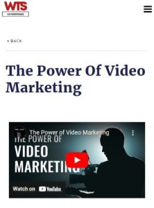Die Kraft des Videomarketings