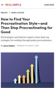 How to Find Your Procrastination Style – and Then Stop Procrastinating for Good