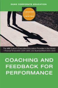 Coaching and Feedback for Performance