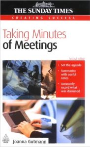 Taking Minutes of Meetings